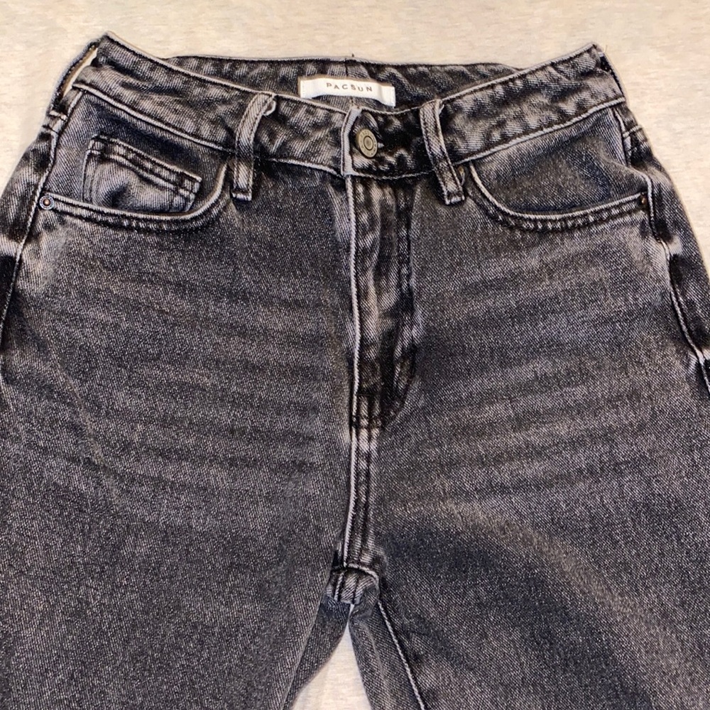 Pacsun black washed mom jeans. 23